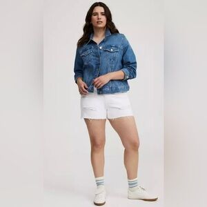 Ava & Viv Medium Wash Jean Jacket Size X NWT